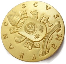 World Meeting Of Families Token Gold Tone 2015 - $19.79