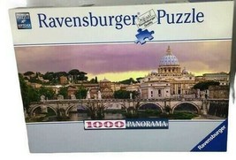 Ravensburger Puzzle Rome Arches St Peter Cathedral 1000 38x14 Panorama Bridge - £30.46 GBP