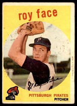 1959 Topps #339 Roy Face pr - £7.82 GBP