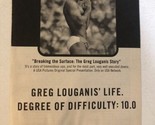 Breaking Surface Greg Louganis Story Print Ad Advertisement Mario Lopez ... - £4.73 GBP