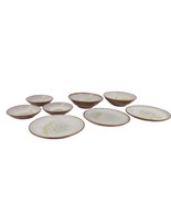 Vintage 8pc Set Casual Ceram PROVINCALE Stoneware Plates &amp; Bowls Japan T... - $824.14 MXN