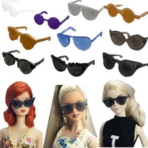 10 Pcs Glasses For Barbie Doll 1/6 Doll Accessories Doll Sunglasses For Summer - £10.27 GBP