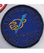 Boy Scouts Canada Patch Venturer Assembly Brant District April 1997 2  3/4&quot; - £7.85 GBP