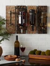 RUSTIC WINE WALL RACK - $32.00