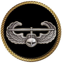 Air Assault Medallion for Box Cremation Urn/Flag Case - 2 Inch Diameter - $109.99
