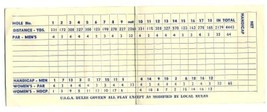 Catalina Visitors Country Club Golf Score Card Avalon 1950s Chicago Cubs... - £77.84 GBP