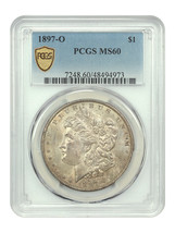 1897-O $1 PCGS MS60 - £1,122.06 GBP