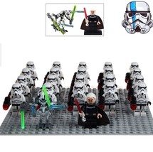 22pcs/set Star Wars Count Dooku and General Grievous Stormtroopers Minif... - $33.99