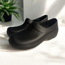 CROCS Women&#39;s Neria Pro II Clog Shoes Black At Work Dual Comfort Size 11 - $36.13