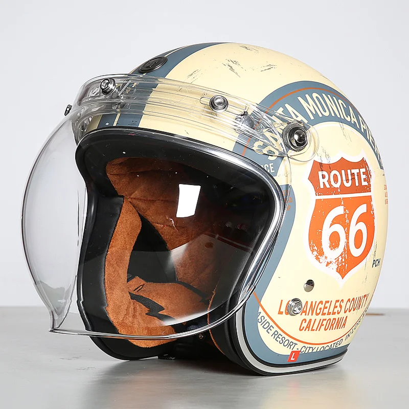 TORC motorcycle retro helmet men and women half helmet Prince Edward mot... - $140.33+