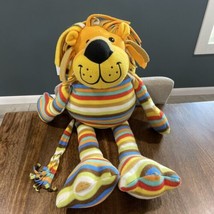 MELISSA &amp; DOUG -26” BEEPOSH ELVIS THE LION - PLUSH STRIPED MULTICOLOR. - £14.92 GBP