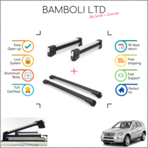 Bamboli 19&quot; Ski Carrier &amp; Black Cross Bar Set For Mercedes Ml 164 06-10 4pcs - £176.62 GBP