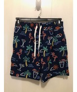 NEW Chubbies Neon Lights Men&#39;s Medium Classic Lined 7&quot; Swim Trunks Tropical - £21.91 GBP