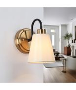 GEPOW Black Gold Wall Sconce Modern Fabric Shade Bathroom Wall Light - €26,23 EUR GEPOW Black Gold Wall Sconce Modern Fabric Shade Bathroom Wall Light - €26,23 EUR
