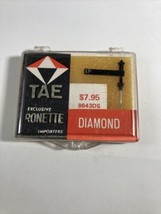 TAE 8843DS Diamond Stylus Phonograph Needle For Tetrad Astatic EV &amp; Others Below - £15.87 GBP