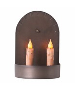 Short 2-Candle Colonial  Tin Sconce - $57.44 CAD