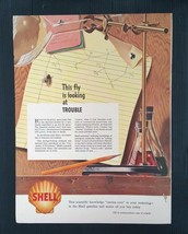 Vintage 1942 Shell Gas &amp; Oil Scientific Knowledge Full Page Original Col... - £5.20 GBP