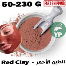 Natural Red Clay Powder Moroccan Skin Face Care الطين الأحمر المغربي - £7.39 GBP+