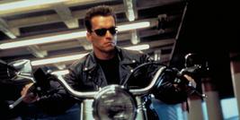 Arnold Schwarzenegger Terminator Biker Leather Jacket Terminator Motorcycle Bike - £118.14 GBP