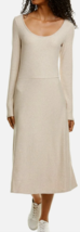 VINCE Midi Dress Size-L Heather Dark Ivory - $98.98