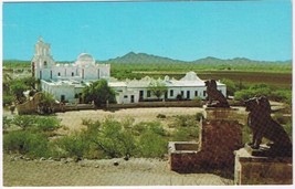 Postcard Mission San Xavier Del Bac Near Tucson Arizona - £1.64 GBP