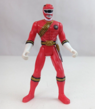 Vintage Bandai Power Rangers Wild Force Red Range 3.5&quot; Vinyl Figure - $12.60