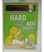 The Simpsons Affiche Homer Geai Simpson TV Publicités - £71.06 GBP