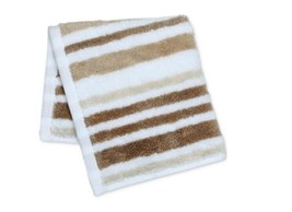 Charter Club Elite Cotton Tri-Stripe 13 X 13 Wash Towel-Desert T4103584 - £8.65 GBP