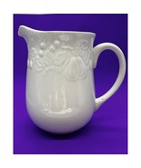 Gibson Designs Embossed Raised Fruit White Pitcher 64 oz. - $15.24