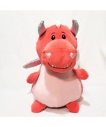 Dragon Small Wings Plush Stuffed Animal 13&quot; Hug Me Pink Red Walgreens - £17.01 GBP