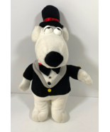 Brian Griffin Family Guy Plush 24&quot; in Tuxedo Suit &amp; Top Hat Nanco 2005 - $39.57