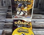 Sonic and the Secret Rings (Nintendo Wii) Game - w/ Case &amp; Manual - Test... - £7.90 GBP
