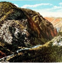 American River Canyon California Postcard Pacific Landscapes c1950-60s P... - $10.00
