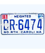 2013 North Carolina License Plate DR-6474 - $16.27 CAD