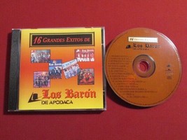 16 Grandes Exitos De Los Baron De Apodaca 1995 Mexico Import Cd Latin Norteño Vg - £5.41 GBP