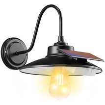 VEVOR Solar Barn Light, 3 Lighting Modes &amp; Motion Sensor, Dusk to Dawn O... - £38.75 GBP