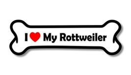 I Love My Rottweiler  Precision Cut Decal - $45.79 MXN+