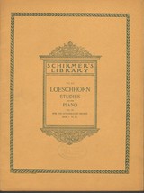 Schirmer Library Vol.313 - Loeschhorn Studies for the Piano -Intermediate -1895 - £10.24 GBP