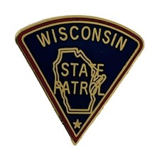 Wisconsin State Patrol Police Department Law Enforcement Enamel Lapel Hat Pin - £12.02 GBP