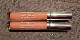 2 Neutrogena Hydro Boost Hydrating Lip Shine, Ballet Pink 023, 0.1 fl oz(MK10/1) - £19.38 GBP