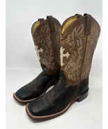 Tony Lama Women&#39;s Multicolor San Saba FRANCITA TC1002L Handcrafted USA S... - $64.34