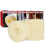 Birllaid Transparent Window Weather Sealing Tape, 2”x55yds (3-Pack Total... - $1,405.68 MXN
