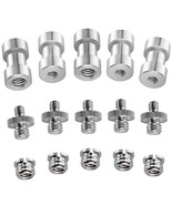 Neewer 15 Pieces 1/4&quot; 3/8&quot; Metal Threaded Screw Converter Adapter for DS... - £21.15 GBP