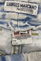 Vintage 80s Georges Marciano Guess Denim Shorts USA Women’s Cutoff Distressed image 2