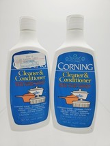 Lot Of 2 Vintage CORNING Cleaner &amp; Conditioner Polish 16oz 75% &amp; Half Full - $30.95