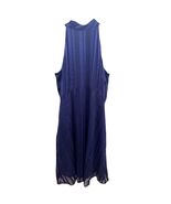 Banana Republic Blue Sleeveless Mock Neck Dress, Size 12 - $9.99