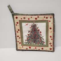 Holiday Pot Holder, Handmade Alice's Cottage, made in USA, Christmas Tree