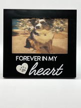 Pet Memorial Picture Frame. Forever In My Heart Black. Pet Loss Gifts - £17.54 GBP