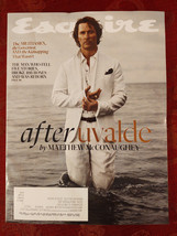 ESQUIRE magazine October November 2022 Matthew Mcconaughey Uvalde John Grisham - £5.12 GBP