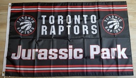 Jurassic Park - Toronto Raptors Flag - 3 FT x 5FT - £15.98 GBP